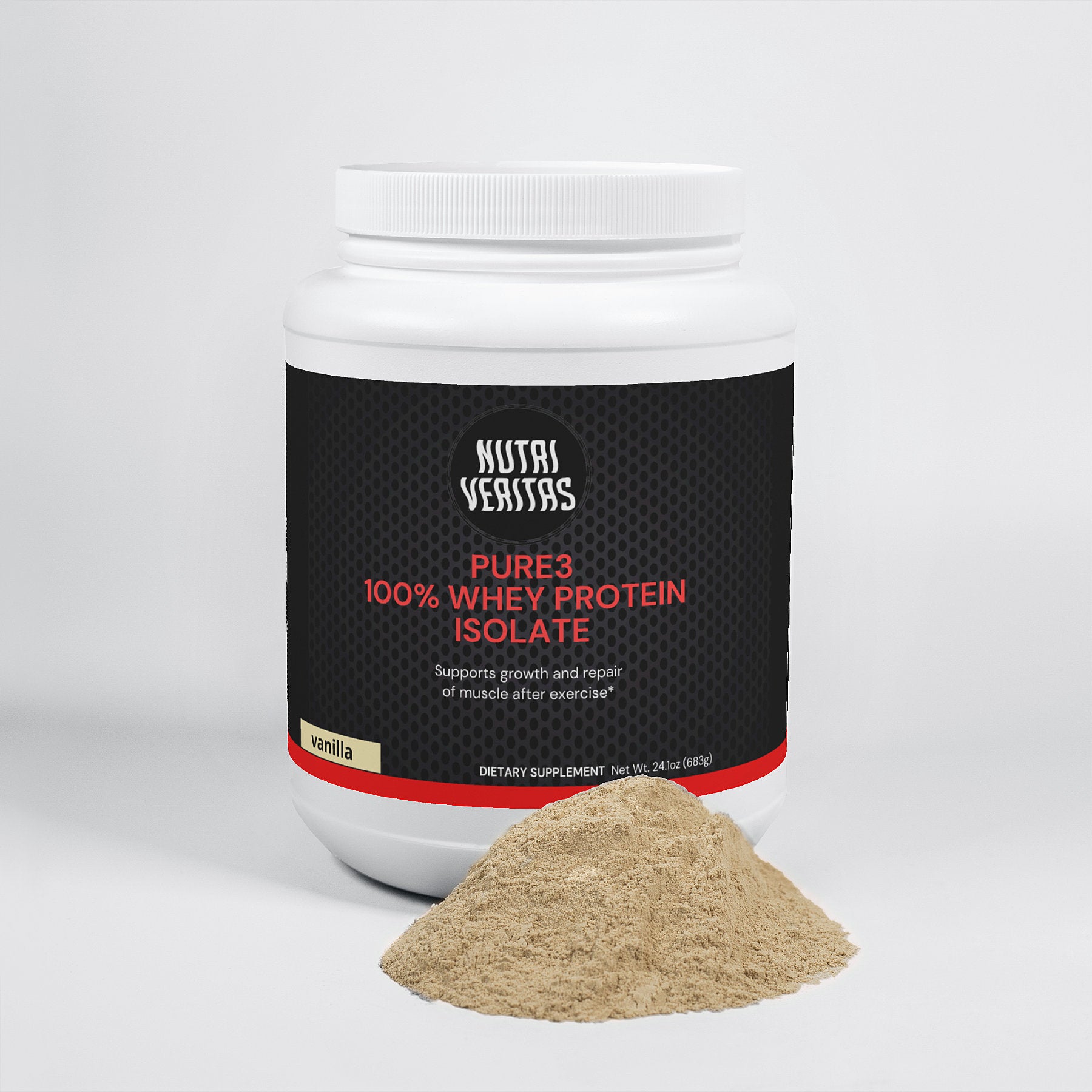 Pure3 100% Whey Protein Isolate (Vanilla) picture