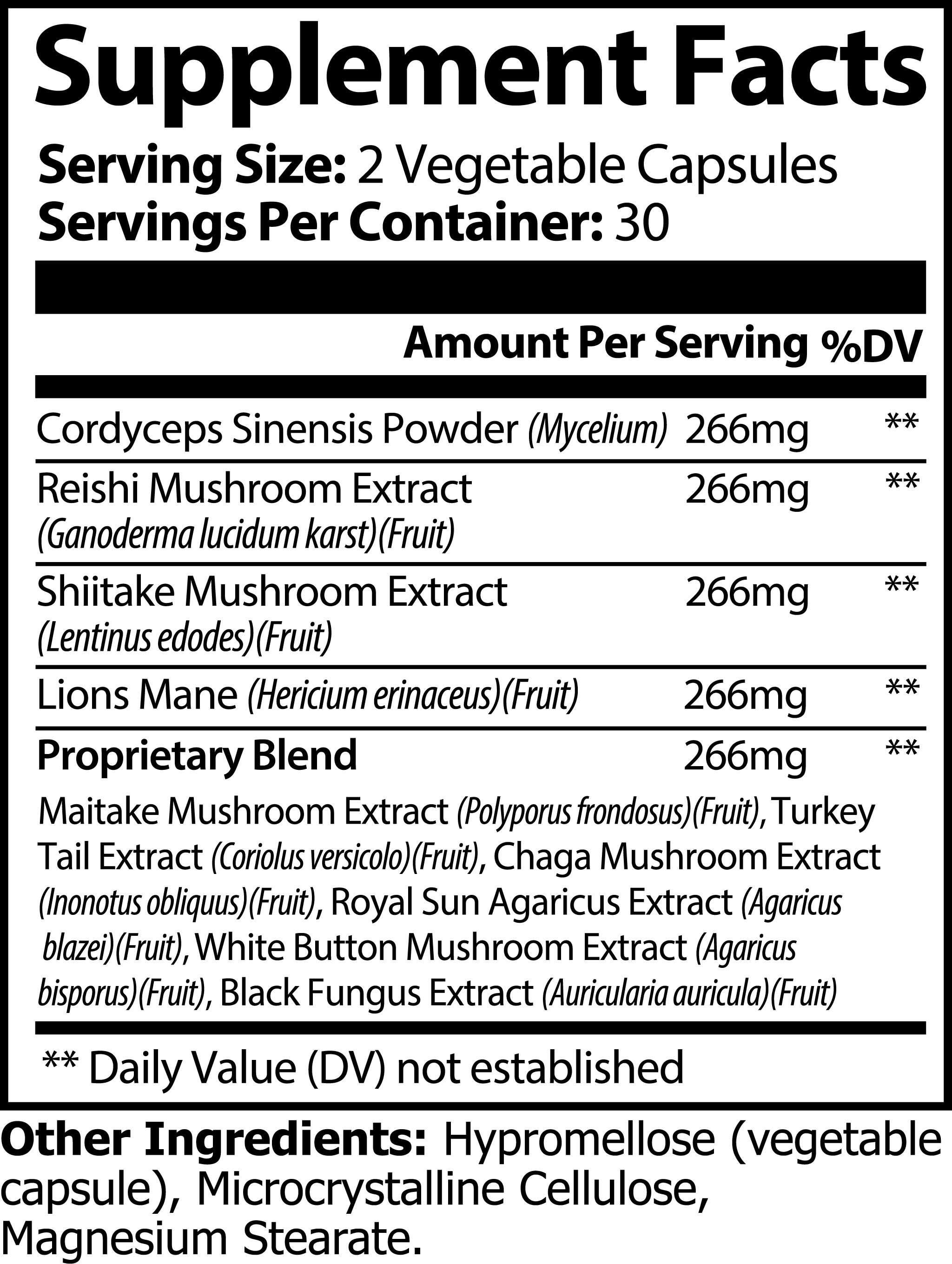 Mushroom Complex 10 X picture