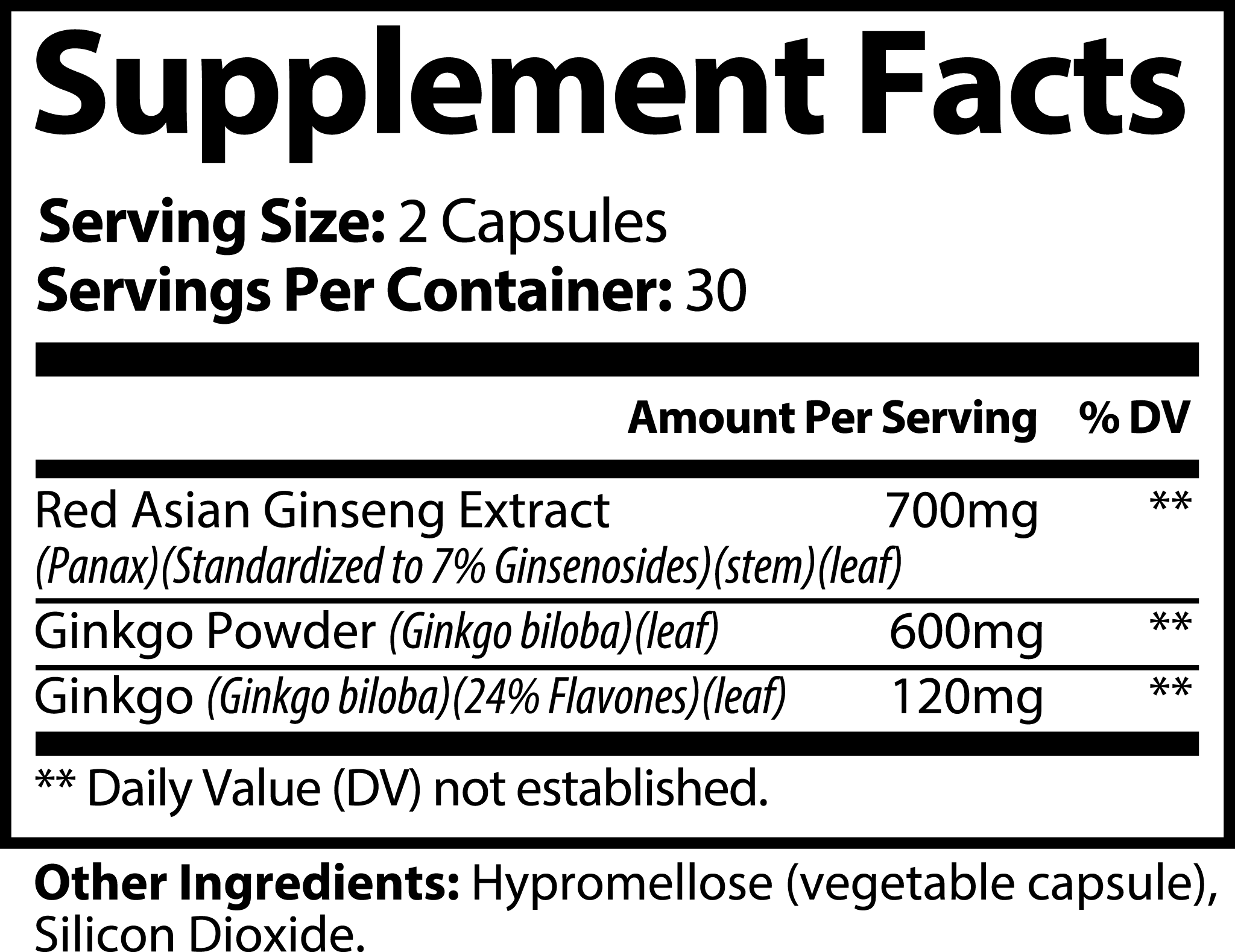 Ginkgo Biloba + Ginseng picture